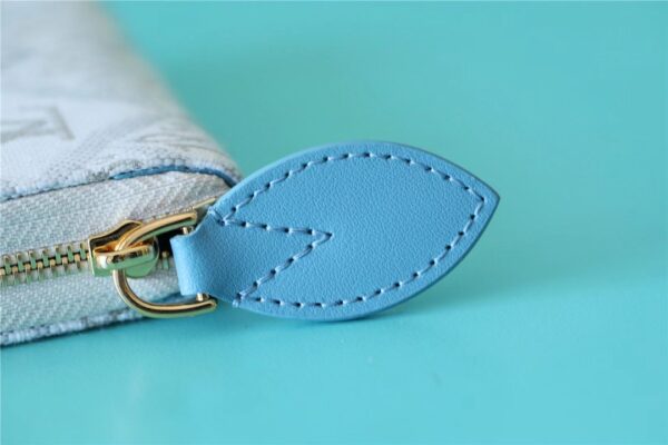 Louis Vuitton Zippy Coin Purse Since 1854 Jacquard Canvas Ecru Blue For Women, Women's Wallets 4.3in/11cm LV 