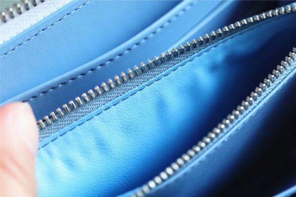 Louis Vuitton Zippy Wallet Mahina Gradient Blue For Women, Women's Wallets 7.7in/19.5cm LV M80494 