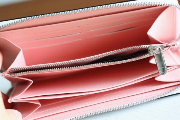 Louis Vuitton Zippy Wallet Mahina Gradient Pink For Women, Women's Wallets 7.7in/19.5cm LV