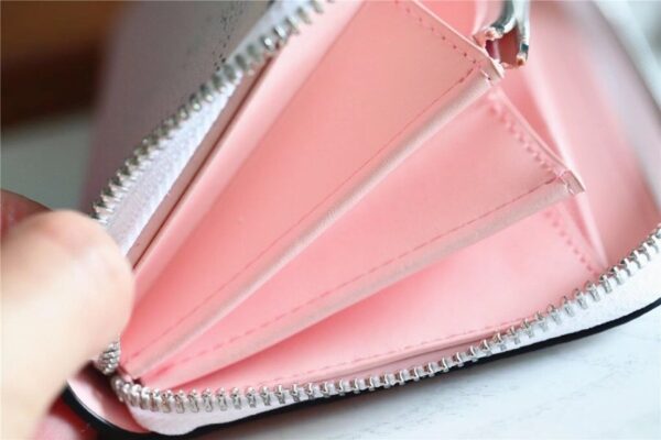 Louis Vuitton Zippy Wallet Mahina Gradient Pink For Women, Women's Wallets 7.7in/19.5cm LV