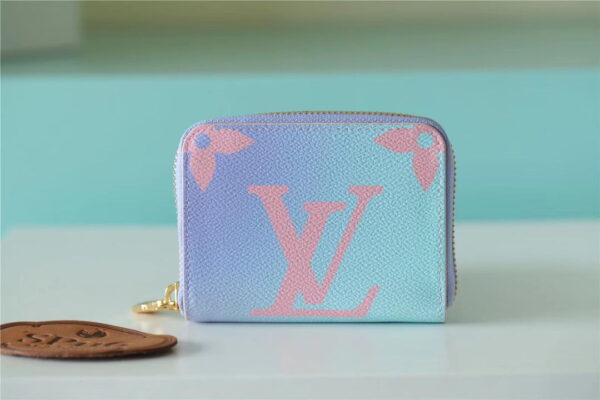 Louis Vuitton Zippy Wallet Monogram Canvas Sunrise Pastel For Women, Women's Wallets 4.3in/11cm LV M81388