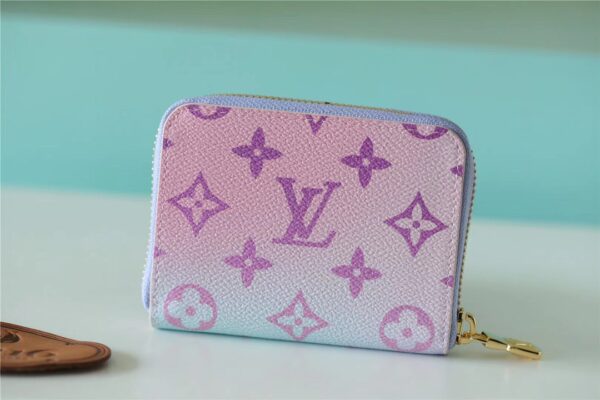 Louis Vuitton Zippy Wallet Monogram Canvas Sunrise Pastel For Women, Women's Wallets 4.3in/11cm LV M81388