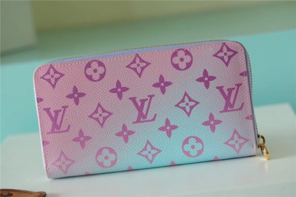 Louis Vuitton Zippy Wallet Monogram Canvas Sunrise Pastel For Women, Women's Wallets 7.7n/19.5cm LV M81340
