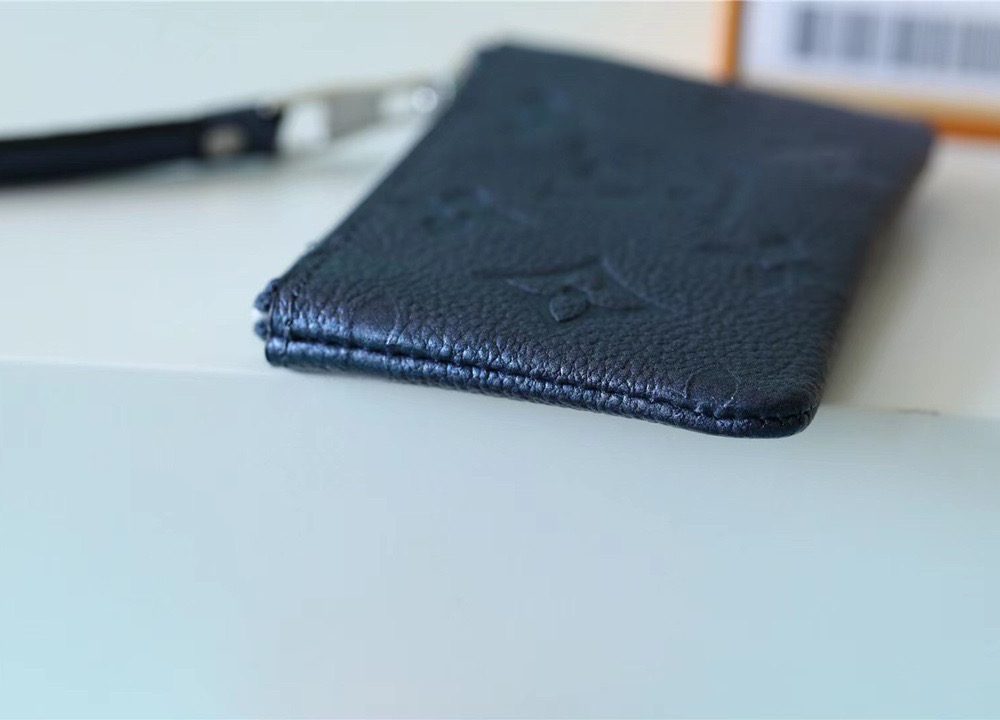 1:1 Replica Louis Vuitton Zippy Wallet Monogram Empreinte Black For Women, Women's Wallets 7.9in/20cm LV