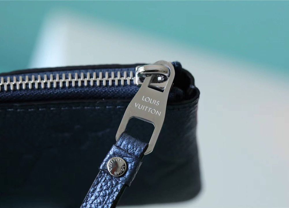 1:1 Replica Louis Vuitton Zippy Wallet Monogram Empreinte Black For Women, Women's Wallets 7.9in/20cm LV