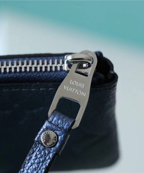 1:1 Replica Louis Vuitton Zippy Wallet Monogram Empreinte Black For Women, Women's Wallets 7.9in/20cm LV 