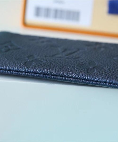 1:1 Replica Louis Vuitton Zippy Wallet Monogram Empreinte Black For Women, Women's Wallets 7.9in/20cm LV 