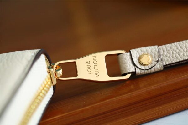 Louis Vuitton Zippy Wallet Monogram Empreinte By The Pool Cream For Women, Women's Wallets 7.7in/19.5cm LV M80402