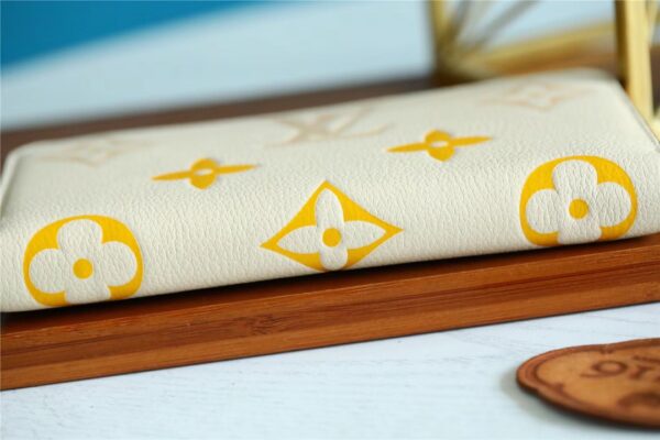 Louis Vuitton Zippy Wallet Monogram Empreinte By The Pool Cream For Women, Women's Wallets 7.7in/19.5cm LV M80402