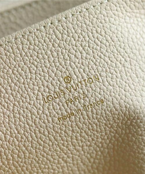 1:1 Replica Louis Vuitton Zippy Wallet Monogram Empreinte By The Pool Cream For Women, Women's Wallets 7.7in/19.5cm LV M80402