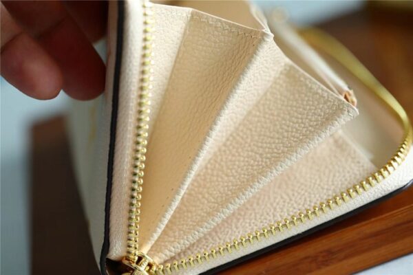 Louis Vuitton Zippy Wallet Monogram Empreinte By The Pool Cream For Women, Women's Wallets 7.7in/19.5cm LV M80402