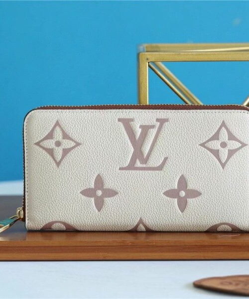Louis Vuitton Zippy Wallet Monogram Empreinte By The Pool Grey For Women, Women's Wallets 7.7in/19.5cm LV 