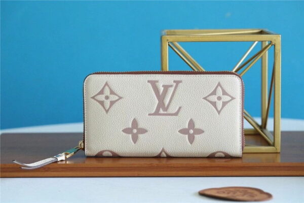 Louis Vuitton Zippy Wallet Monogram Empreinte By The Pool Grey For Women, Women's Wallets 7.7in/19.5cm LV 