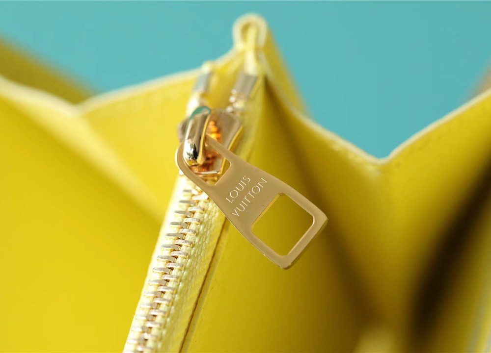 1:1 Replica Louis Vuitton Zippy Wallet Monogram Empreinte Pink / Beige / Yellow For Women, Women's Wallets 7.7n/19.5cm LV M81279