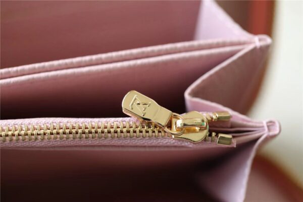 Louis Vuitton Zippy Wallet Monogram Empreinte Pink /White For Women, Women's Wallets 7.7in/19.5cm LV