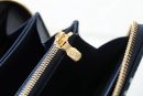 1:1 Replica Louis Vuitton Zippy Wallet Monogram Jacquard Denim Navy Blue For Women, Women's Wallets 7.7in/19.5cm LV 