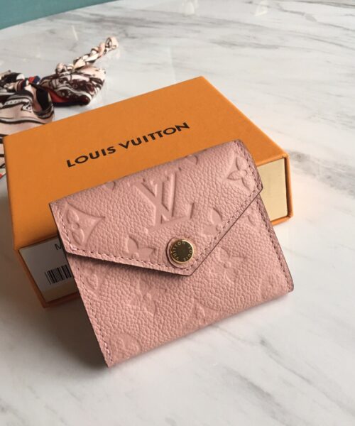 Louis Vuitton Zoe Wallet Tourterelle Pink For Women, Women's Wallet 3.7in/9.5cm LV
