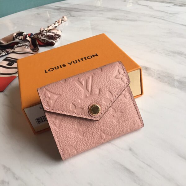 Louis Vuitton Zoe Wallet Tourterelle Pink For Women, Women's Wallet 3.7in/9.5cm LV