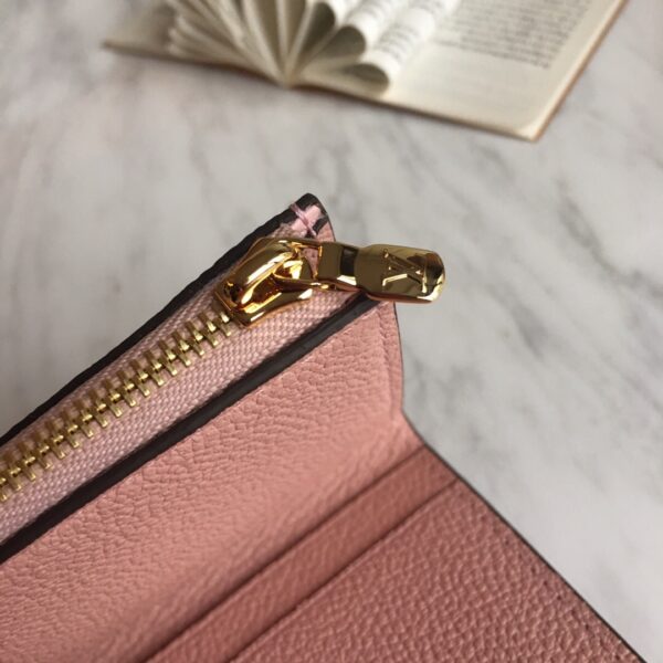 Louis Vuitton Zoe Wallet Tourterelle Pink For Women, Women's Wallet 3.7in/9.5cm LV