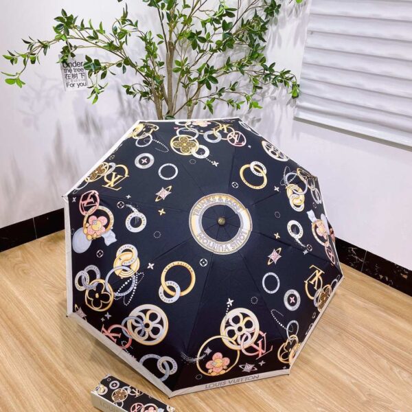 LV Folding Umbrella Trunks Lags Black