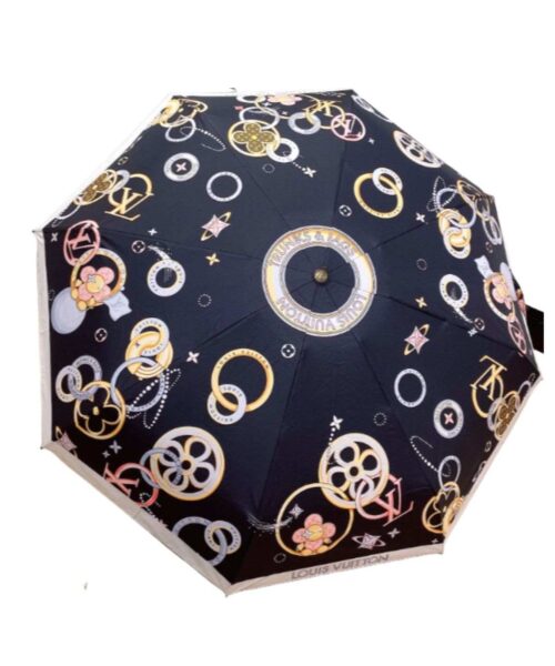 LV Folding Umbrella Trunks Lags Black