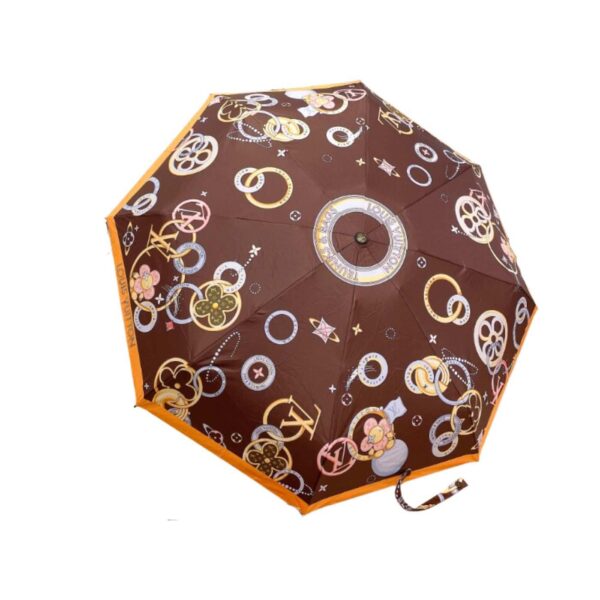 LV Folding Umbrella Trunks Lags Brown