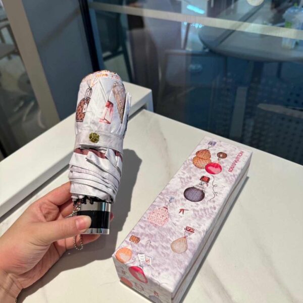 LV Folding Umbrella With Balloon Multicolor