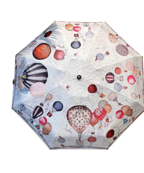 LV Folding Umbrella With Balloon Multicolor