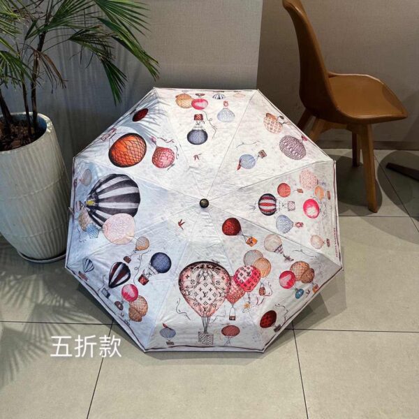 LV Folding Umbrella With Balloon Multicolor