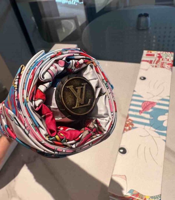 LV Monogram In Precious Rabbit Folding Umbrella Multicolor