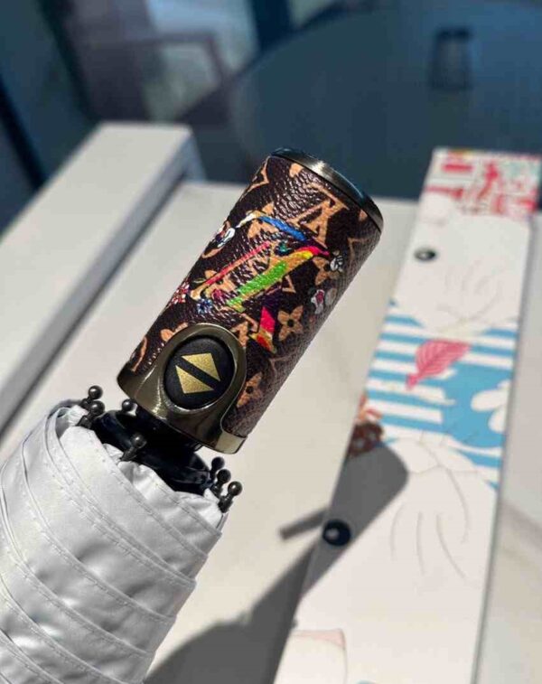 LV Monogram In Precious Rabbit Folding Umbrella Multicolor