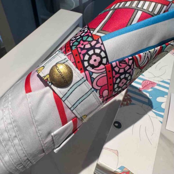 LV Monogram In Precious Rabbit Folding Umbrella Multicolor