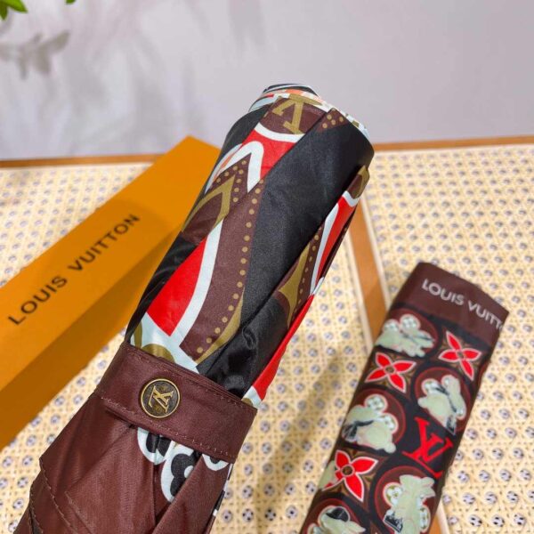 LV Precious Rabbit Folding Umbrella Brown