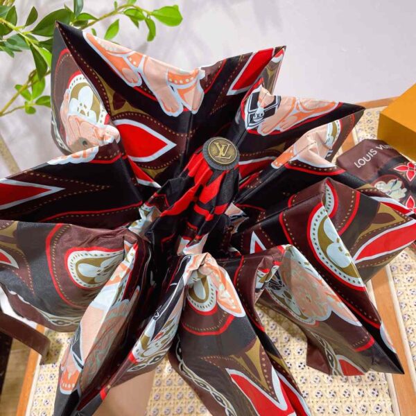LV Precious Rabbit Folding Umbrella Brown