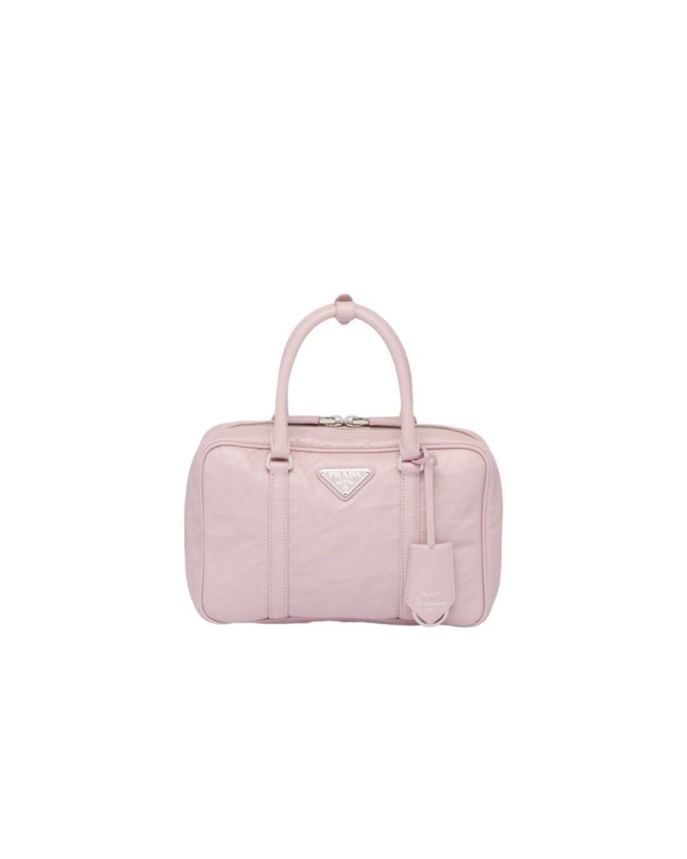 Medium Antique Nappa Top Handle Bag Pink For Women 1BB092_UVL_F0E18_V_T2O
