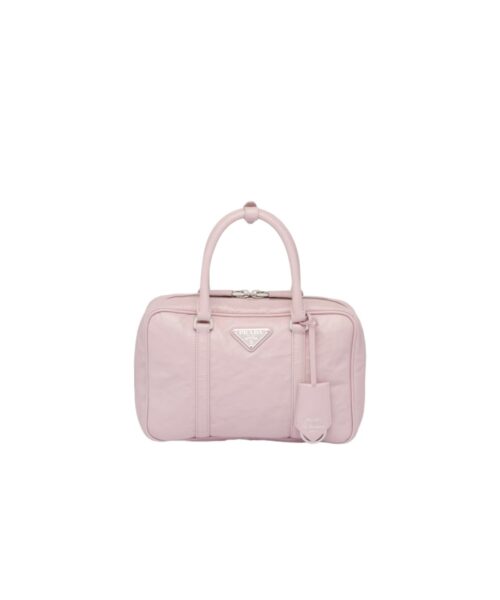 Medium Antique Nappa Top Handle Bag Pink For Women 1BB092_UVL_F0E18_V_T2O