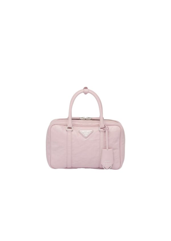 Medium Antique Nappa Top Handle Bag Pink For Women 1BB092_UVL_F0E18_V_T2O