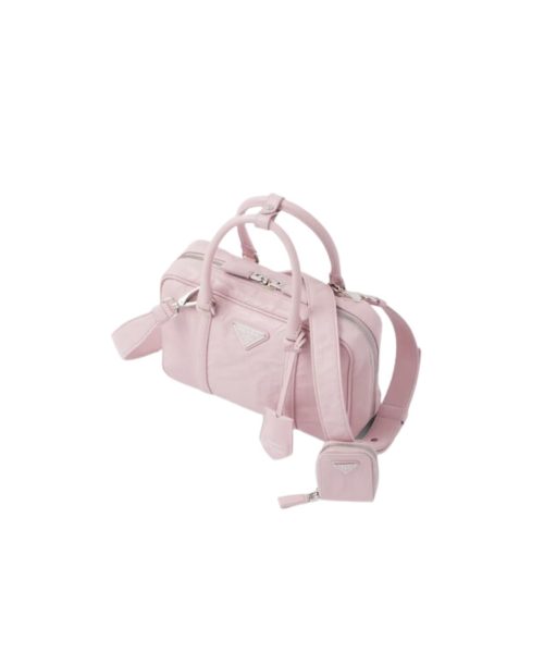 Medium Antique Nappa Top Handle Bag Pink For Women 1BB092_UVL_F0E18_V_T2O