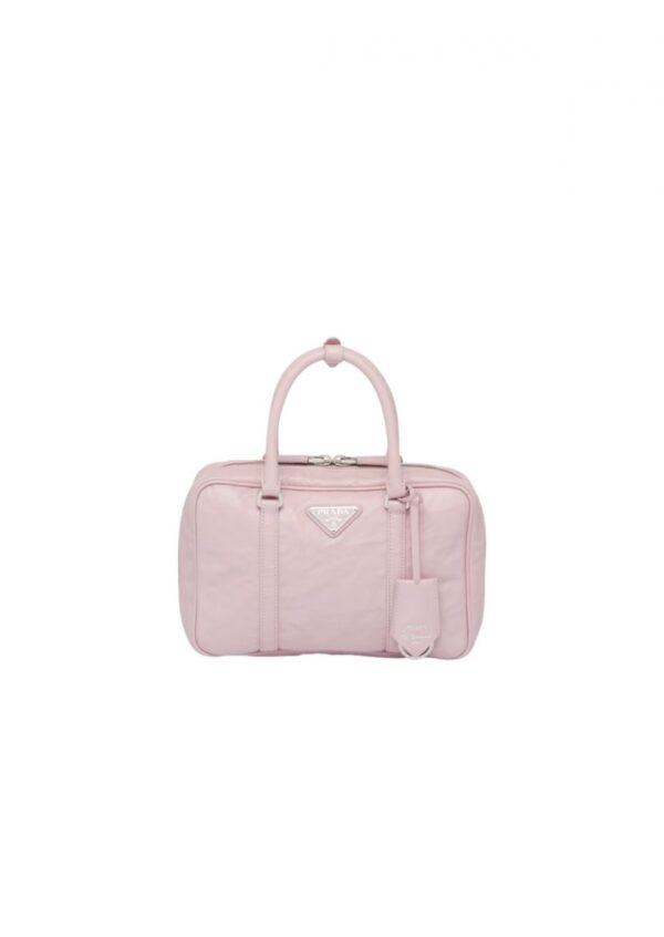 Medium Antique Nappa Top Handle Bag Pink For Women 1BB092_UVL_F0E18_V_T2O