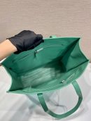 Medium Antiqued Nappa Tote Bag In Yellow/Green For Women 15.3 in/ 39cm