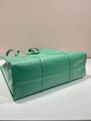 Medium Antiqued Nappa Tote Bag In Yellow/Green For Women 15.3 in/ 39cm