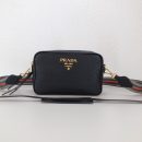 Medium Camera Bag With Gold Tone Hardware In Black For Women 8.6in/ 22cm