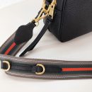 Medium Camera Bag With Gold Tone Hardware In Black For Women 8.6in/ 22cm