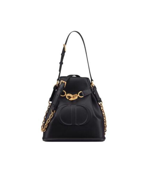 1:1 Replica Medium C'Est Dior Bag Black For Women M2271UBHA_M900 24cm/9.5Inches