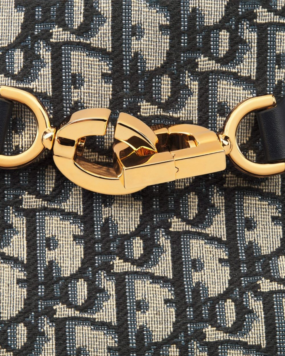 1:1 Replica Medium C'Est Dior Bag Blue For Women M2271UTZQ_M928 24cm/9.5Inches