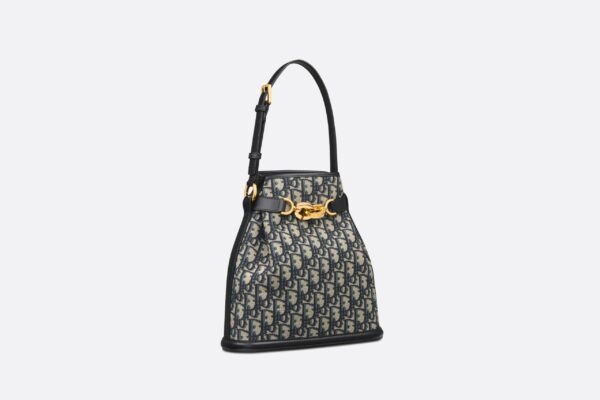 1:1 Replica Medium C'Est Dior Bag Blue For Women M2271UTZQ_M928 24cm/9.5Inches