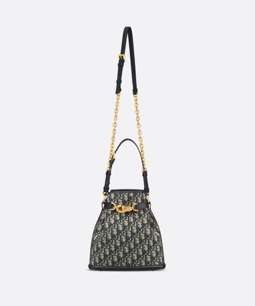 1:1 Replica Medium C'Est Dior Bag Blue For Women M2271UTZQ_M928 24cm/9.5Inches