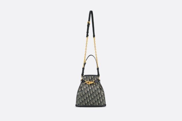1:1 Replica Medium C'Est Dior Bag Blue For Women M2271UTZQ_M928 24cm/9.5Inches
