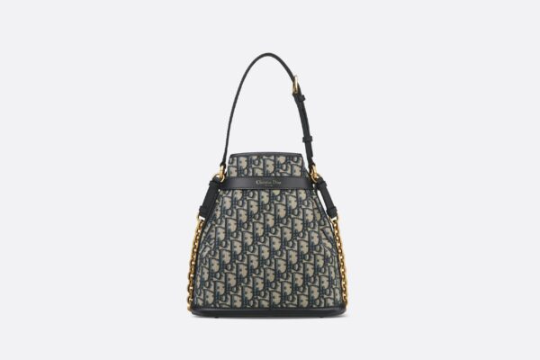 1:1 Replica Medium C'Est Dior Bag Blue For Women M2271UTZQ_M928 24cm/9.5Inches