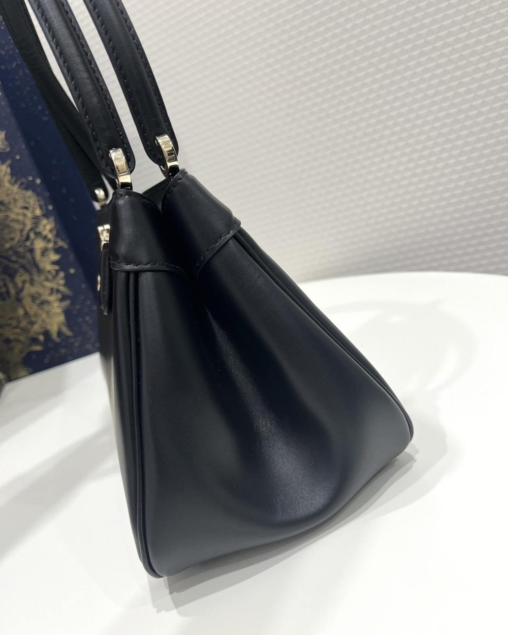 1:1 Replica Medium Dior Key Bag Black For Women 12in/30 cm M1843OBEQ_M900